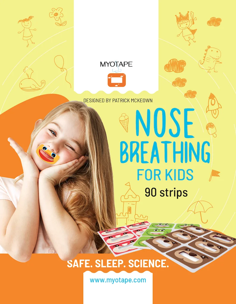 Logicana-MyoTape Kinder-nasenatmen leicht gemacht Myotape Kinder-Lippenschluss-Nasenatmung-mundatmung abgewöhnen-hilft gegen schnarchen-mittel gegen schnarchen